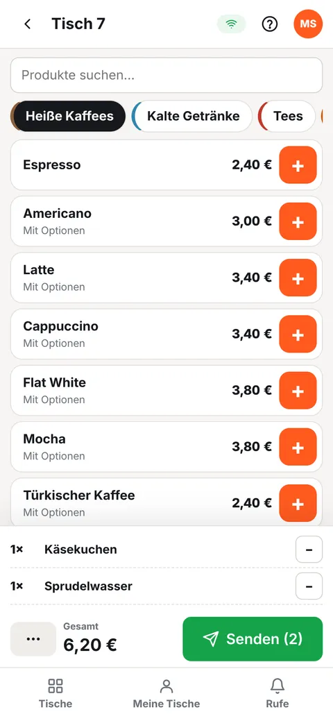 Kellner-App